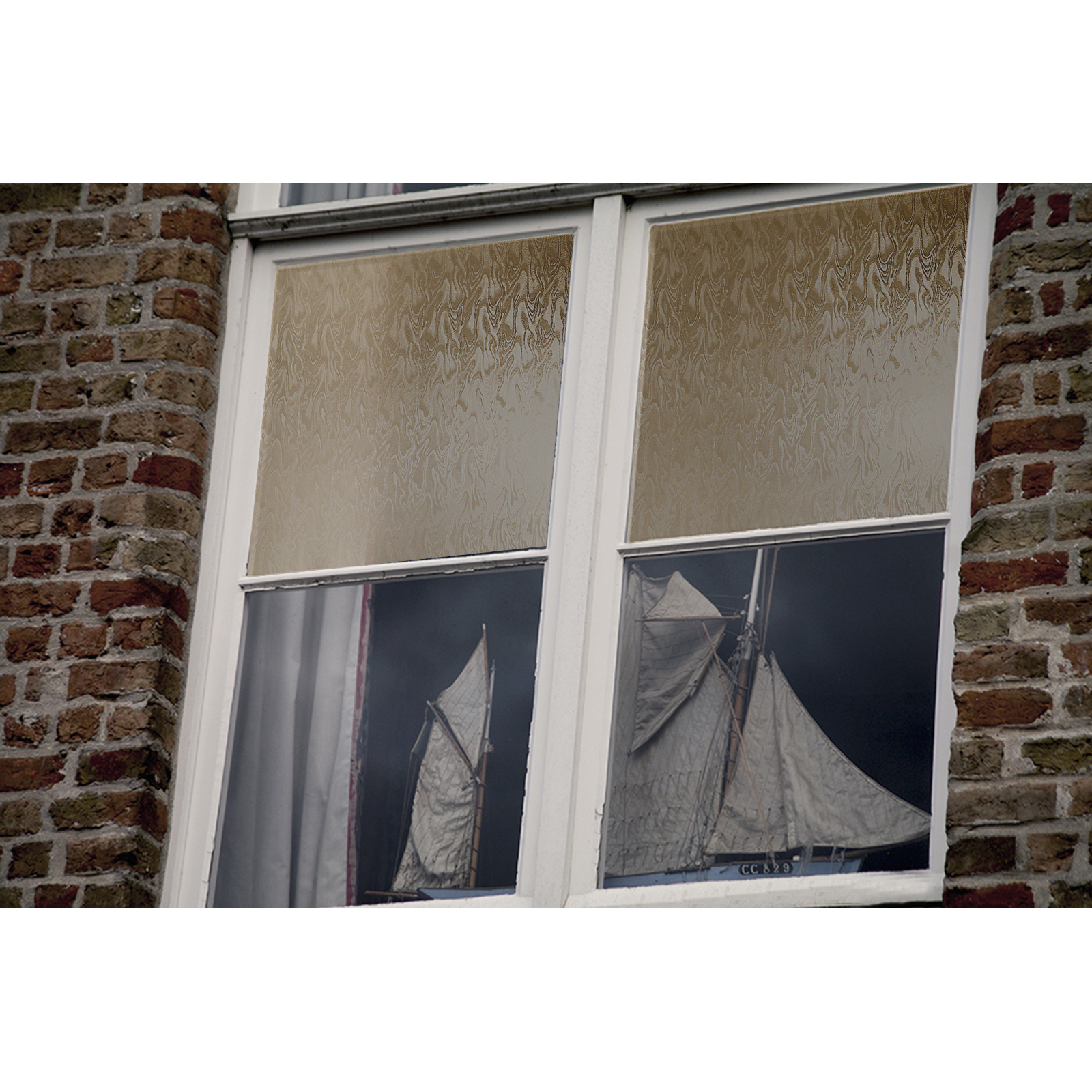 Fensterfolie Tulia 6,50€m² Selbstklebend Transparent Fenster Bunt  SichtschutzDIY