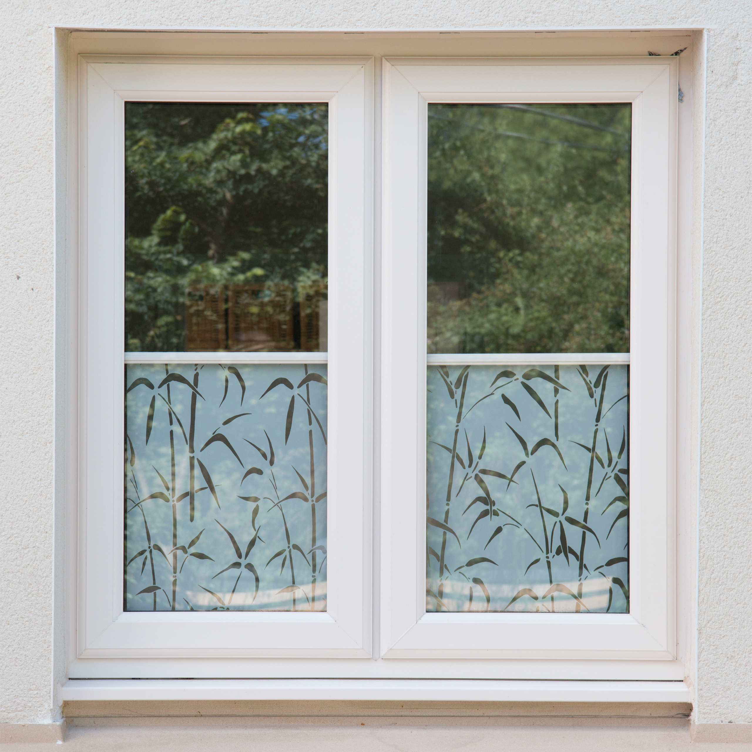 Fensterfolie Tulia 6,50€m² Selbstklebend Transparent Fenster Bunt  SichtschutzDIY