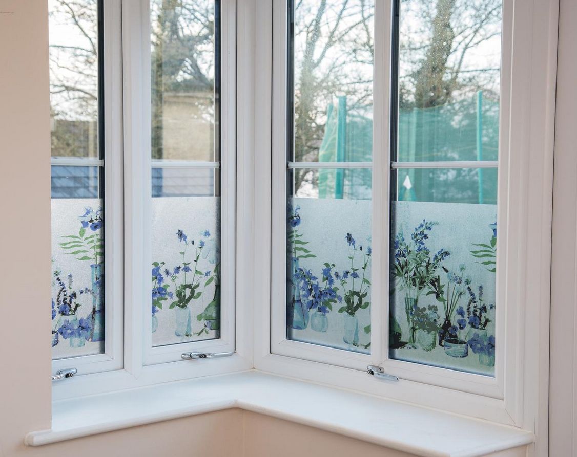 Fensterfolie 11€/m² Static Neele Transparent Glas dcfix