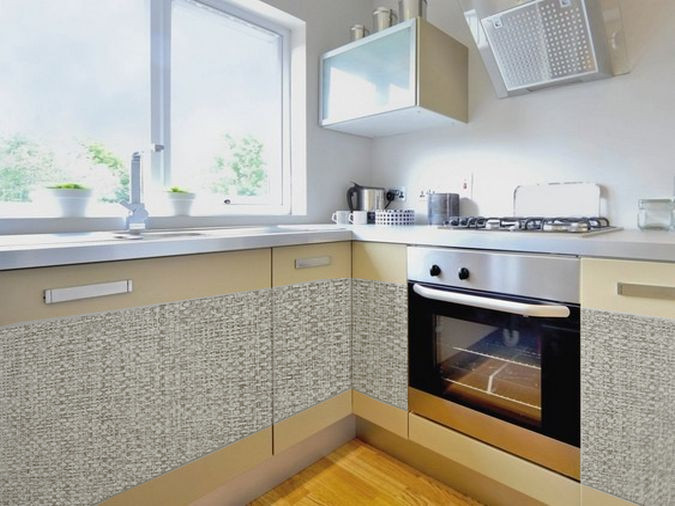 6€/m² Gekkofix Jute grey grau Tapete Selbstklebefolie Klebefolie